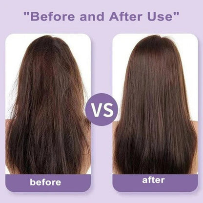 2-in-1 Hair Styling Brush – Straightener & Curler (Random Color)