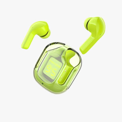 Air 31 Wireless Bluetooth 5.3 Earbuds with Transparent Case & Pouch