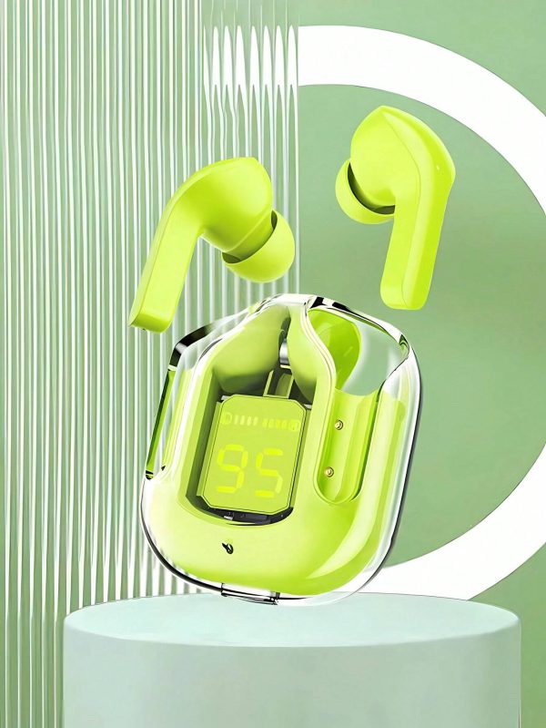 Air 31 Wireless Bluetooth 5.3 Earbuds with Transparent Case & Pouch