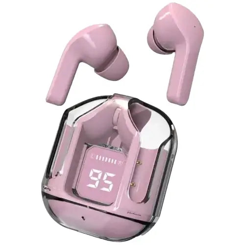 Air 31 Wireless Bluetooth 5.3 Earbuds with Transparent Case & Pouch
