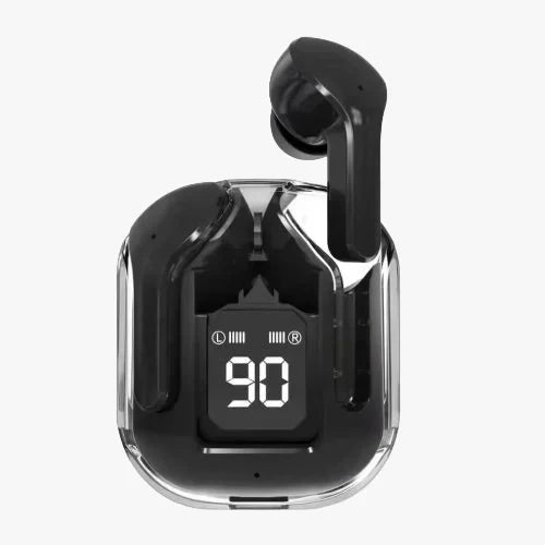 Air 31 Wireless Bluetooth 5.3 Earbuds with Transparent Case & Pouch