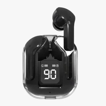 Air 31 Wireless Bluetooth 5.3 Earbuds with Transparent Case & Pouch
