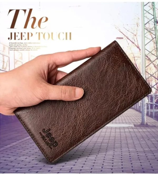 Jeep Buluo Men's Leather Wallet Clutch