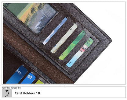 Jeep Buluo Men's Leather Wallet Clutch