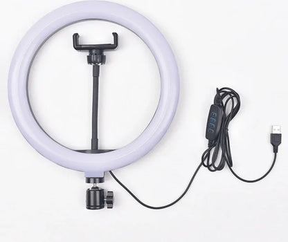 26cm LED Ring Light with Adjustable Phone Holder