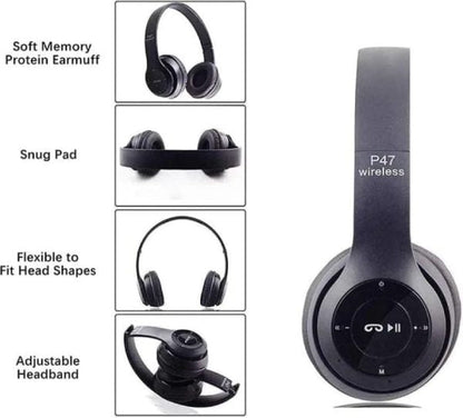 P47 Ultra Mini Wireless Gaming Headset – Bluetooth - Random Color